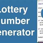 lottery number generator python